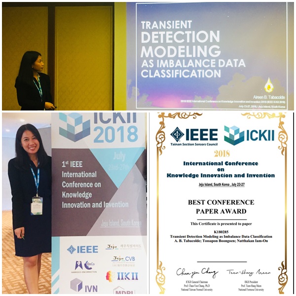 นักศึกษา ป.โท IT คว้ารางวัล Best Conference Paper Award ในงานประชุมวิชาการระดับนานาชาติที่ประเทศเกาหลีใต้