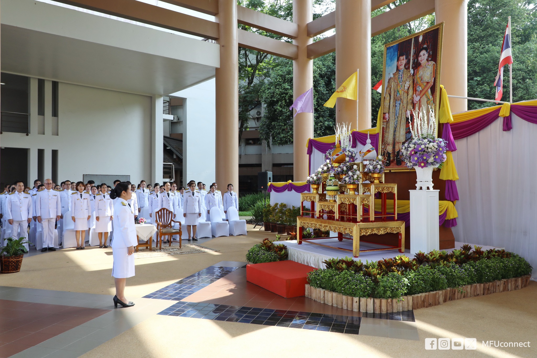 มฟล.จัดพิธีลงนามถวายพระพรชัยมงคล เนื่องในวันเฉลิมพระชนมพรรษา “สมเด็จพระนางเจ้าสุทิดา พัชรสุธาพิมลลักษณ  พระบรมราชินี”