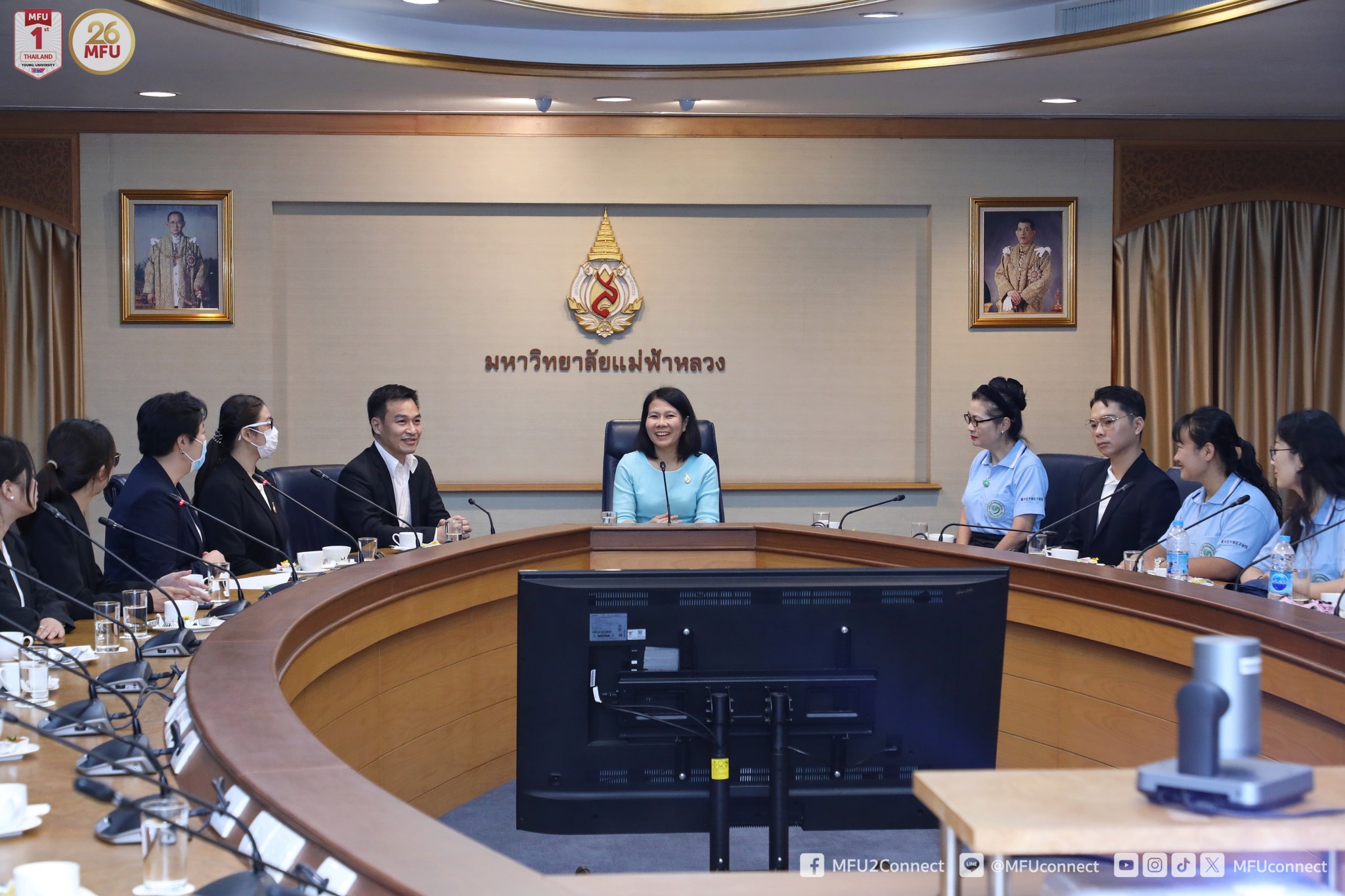มฟล. ต้อนรับอาจารย์อาสาสมัครชาวจีน ทำหน้าที่สอนภาษาและถ่ายทอดวัฒนธรรมจีน ตลอดปีการศึกษา 2567