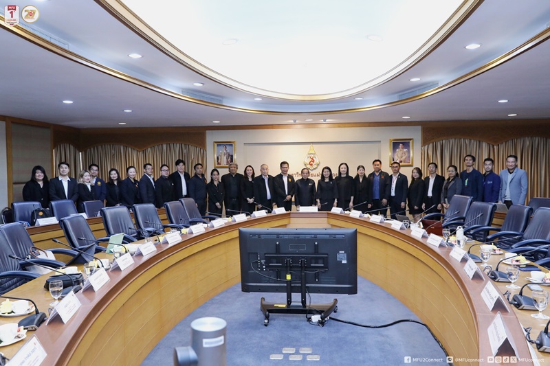 มหาวิทยาลัยแม่ฟ้าหลวงต้อนรับคณะอนุกรรมการวุฒิสภา ร่วมหารือขับเคลื่อนงานวิจัยแก้ปัญหาสิ่งแวดล้อมภาคเหนือ